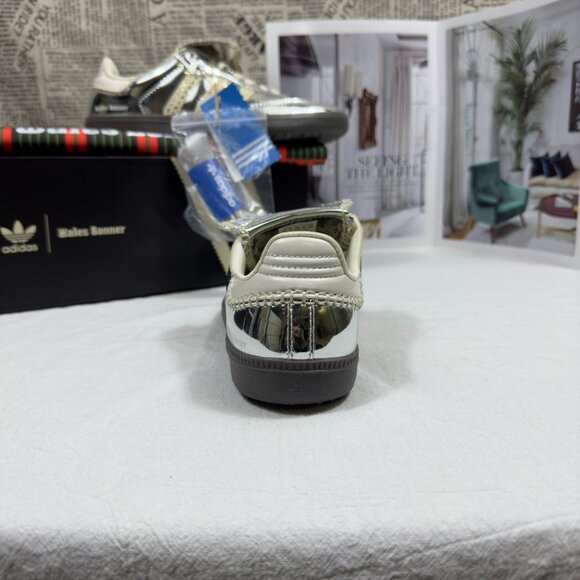 Adidas Samba x Wales Bonner Silver Metallic - Picture 6 of 7